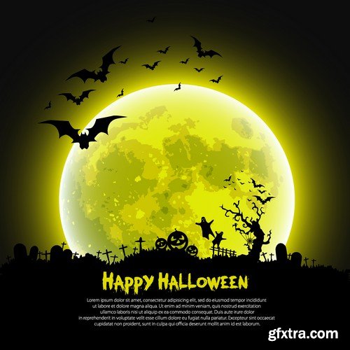 Stock Vectors - Halloween 3 25XEPS