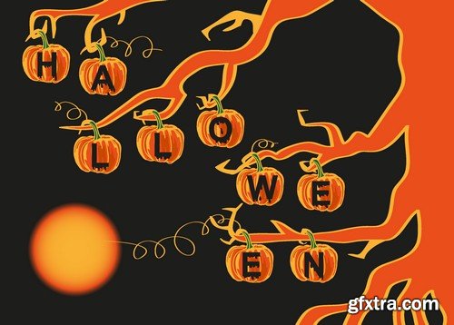 Stock Vectors - Halloween 3 25XEPS