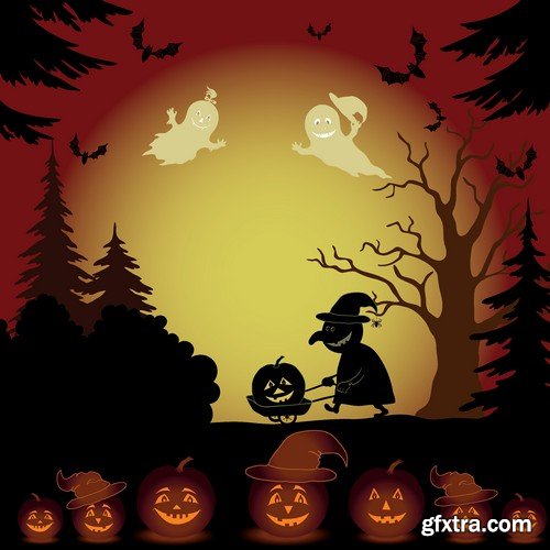 Stock Vectors - Halloween 3 25XEPS