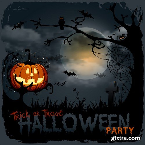 Stock Vectors - Halloween 3 25XEPS