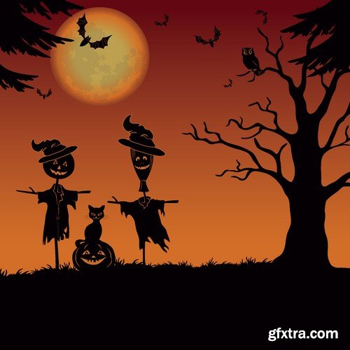 Stock Vectors - Halloween 3 25XEPS