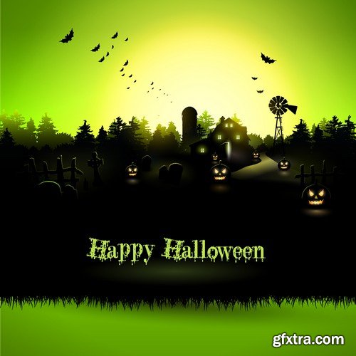 Stock Vectors - Halloween 3 25XEPS