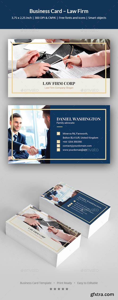 GR - Business Card – Law Firm 20702008