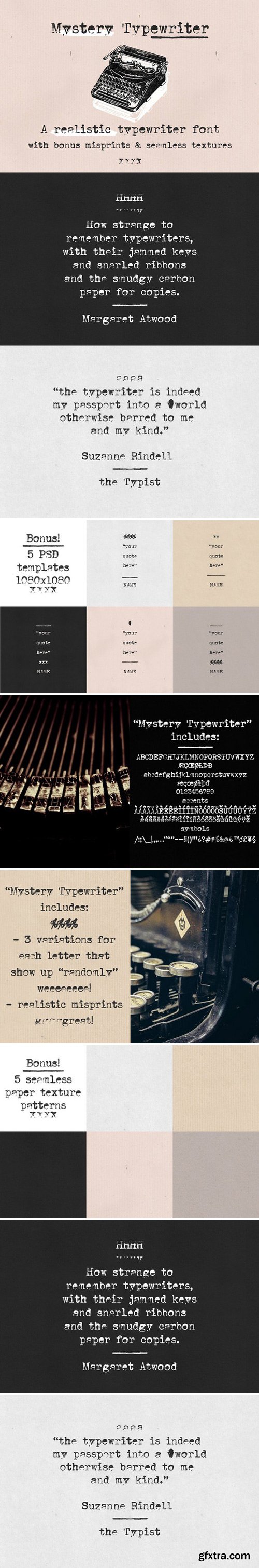 CM - Mystery Typewriter font 1807062