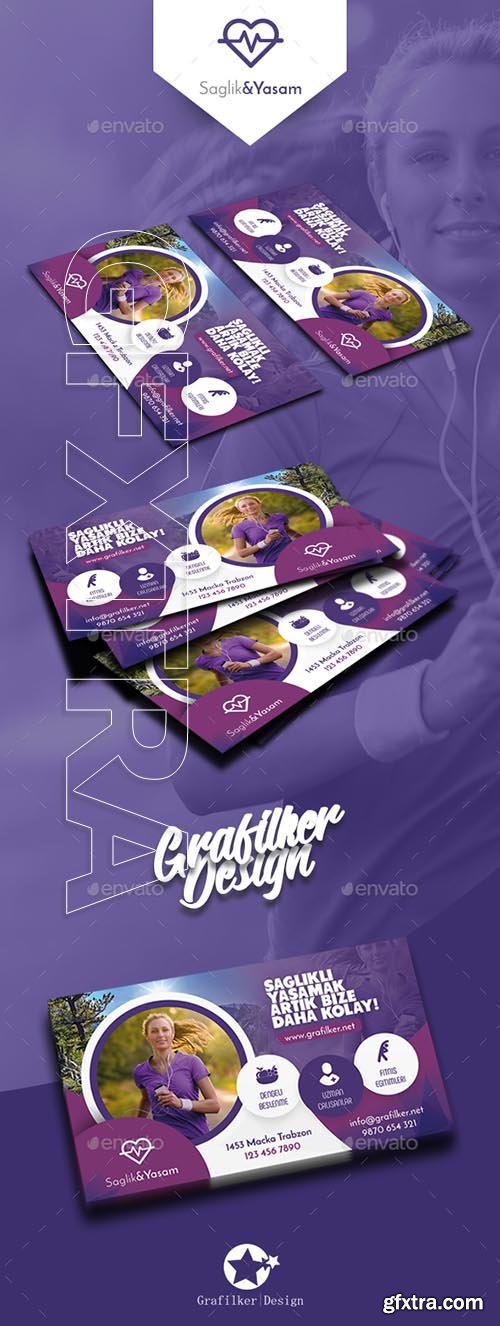 GraphicRiver - Healthy Life Business Card Templates 20672411