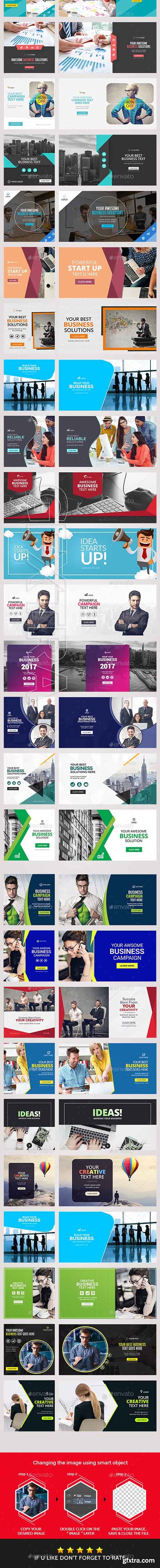 GraphicRiver - FB Newsfeed Ad Banners - 50 Designs 20677597