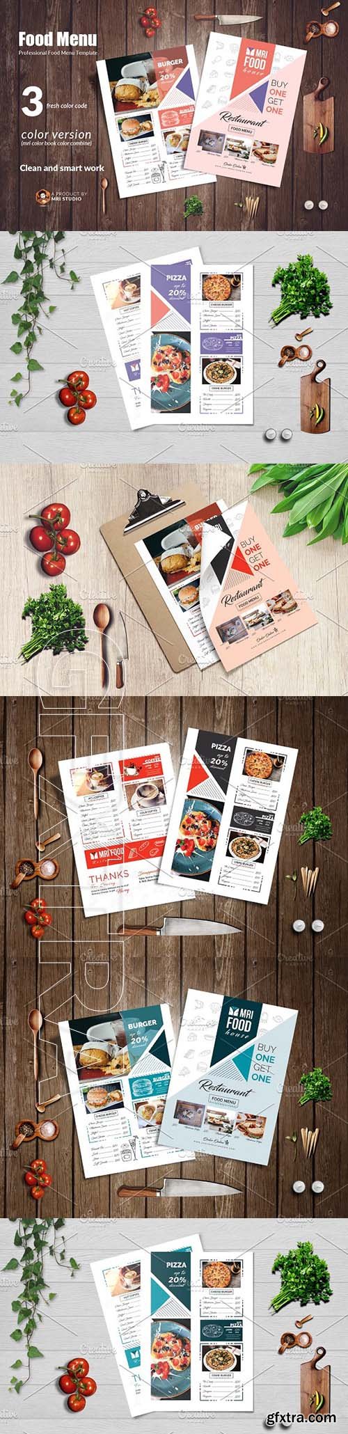 CreativeMarket - Food Menu Template 1917624