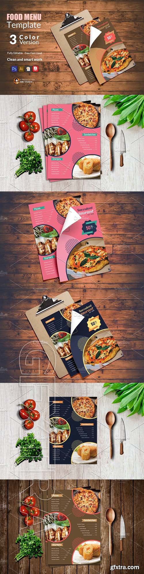 CreativeMarket - Food Menu Template 1917538