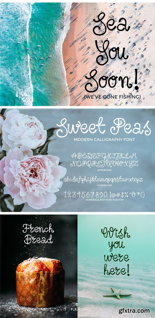 CM - Sweet Peas Font 1877515