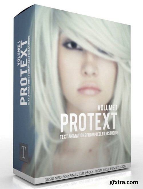 Pixel Film Studios - ProText: Volume 1 Professional Text Effects for FCPX (macOS)