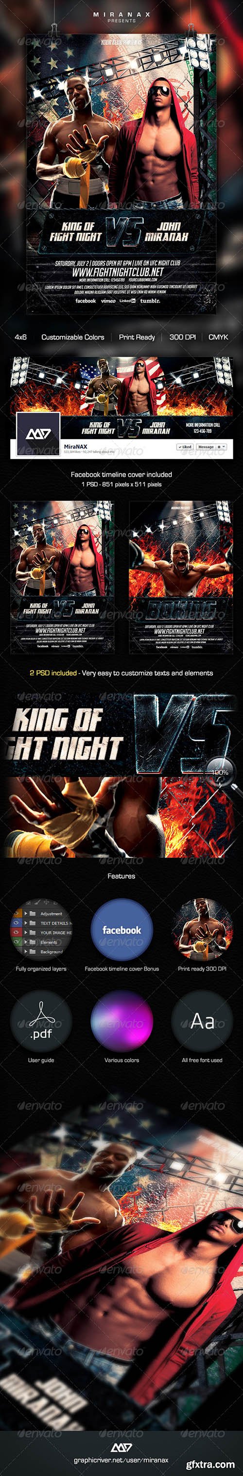 Graphicriver MMA/UFC - Showdown Flyer Template 4387811