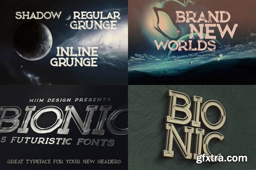 230 Grunge, Retro and Vintage Fonts