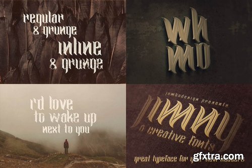 230 Grunge, Retro and Vintage Fonts