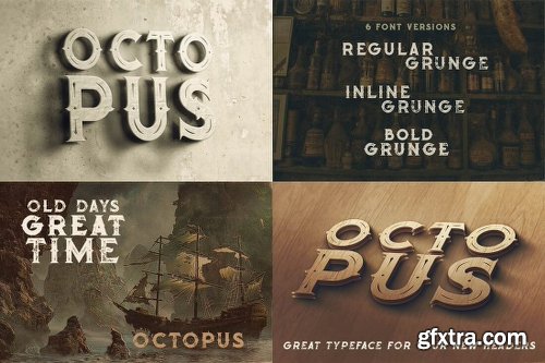 230 Grunge, Retro and Vintage Fonts