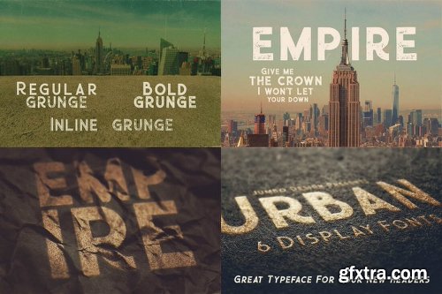 230 Grunge, Retro and Vintage Fonts