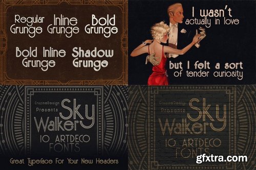 230 Grunge, Retro and Vintage Fonts