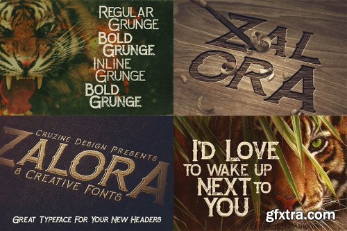 230 Grunge, Retro and Vintage Fonts