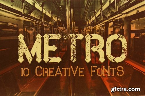 230 Grunge, Retro and Vintage Fonts