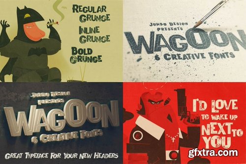 230 Grunge, Retro and Vintage Fonts