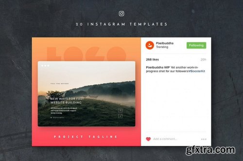 168 Social Media Templates for Facebook, Instagram, Twitter & Pinterest