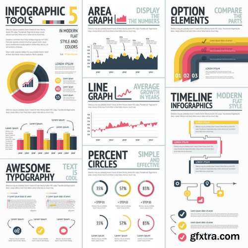 Infographic Mega Bundle: Thousands of Graphic Elements