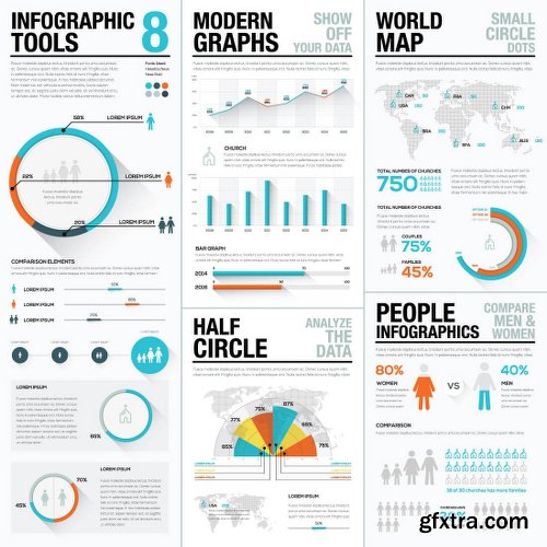 Infographic Mega Bundle: Thousands of Graphic Elements