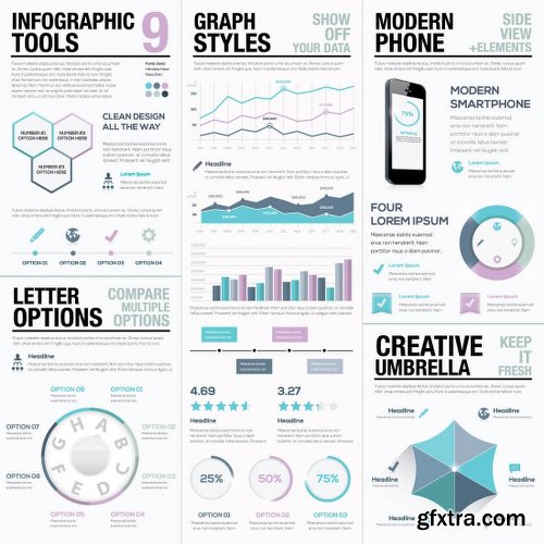 Infographic Mega Bundle: Thousands of Graphic Elements