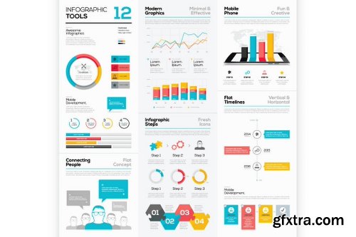 Infographic Mega Bundle: Thousands of Graphic Elements