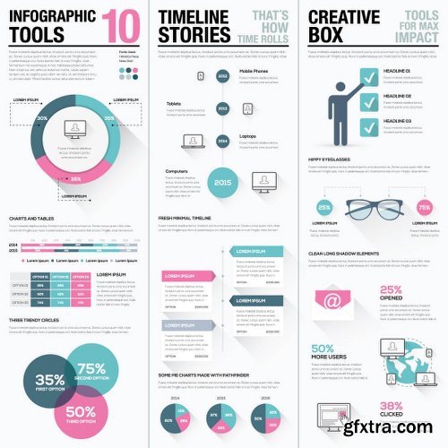 Infographic Mega Bundle: Thousands of Graphic Elements