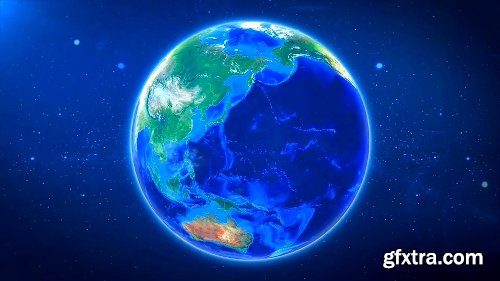 Videohive World Map Earth Zoom V2 8586113