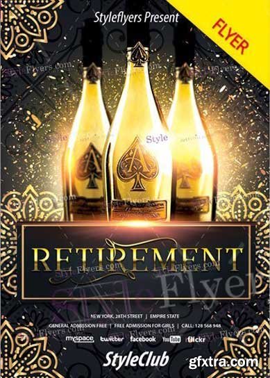 Retirement V3 PSD Flyer Template