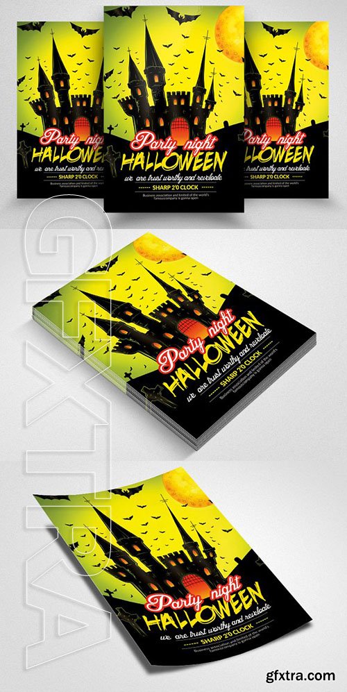 CreativeMarket - Halloween Party Flyer Templates 1919212