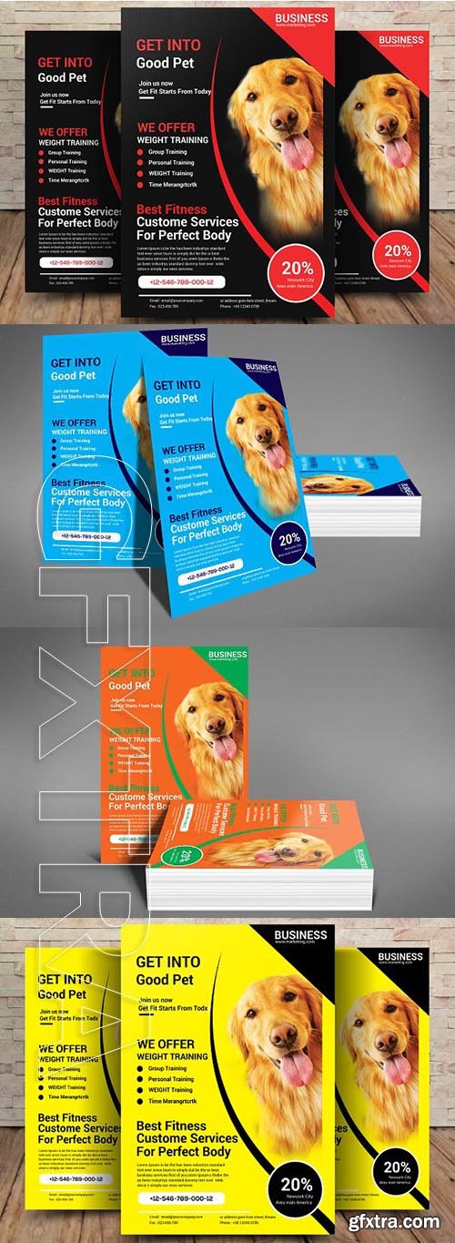 CreativeMarket - Pet Flyer 1918701