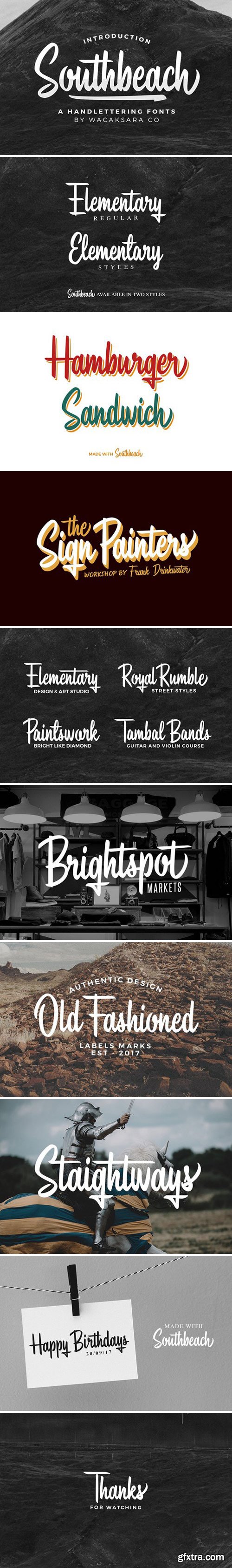 CM - Southbeach Script Fonts 1858792