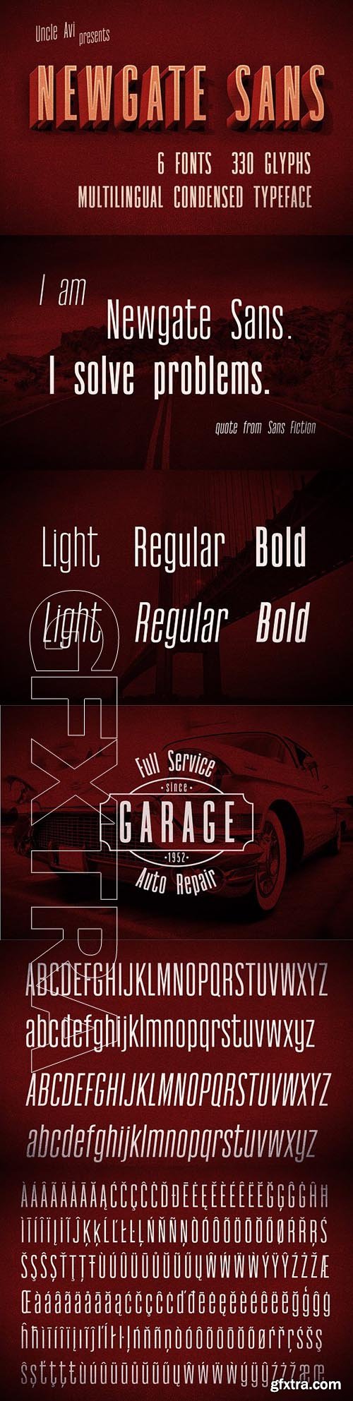 CreativeMarket - Newgate Sans - Introductory Sale 1918247