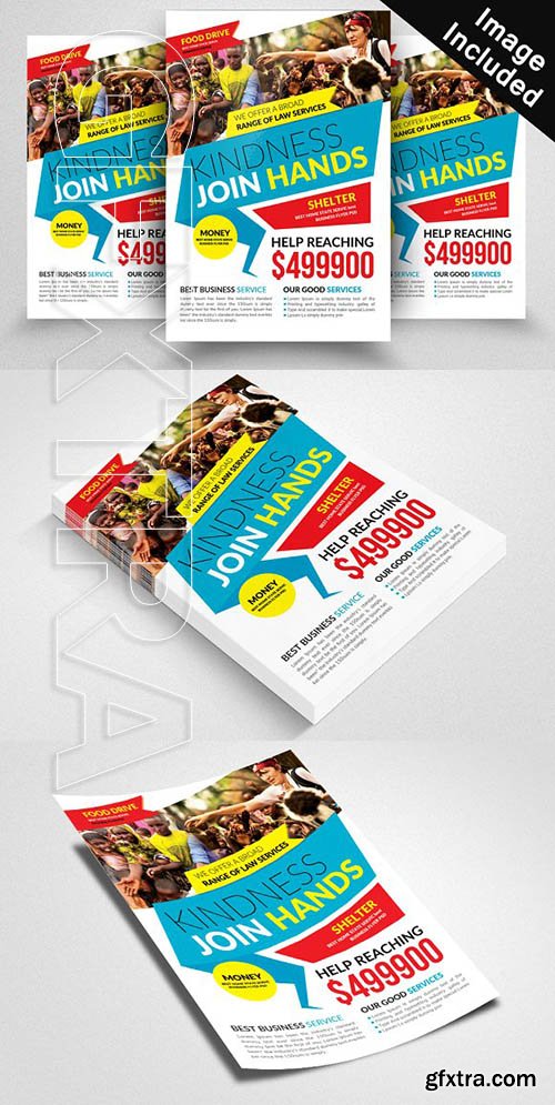 CreativeMarket - Charity Flyer Template 1904136