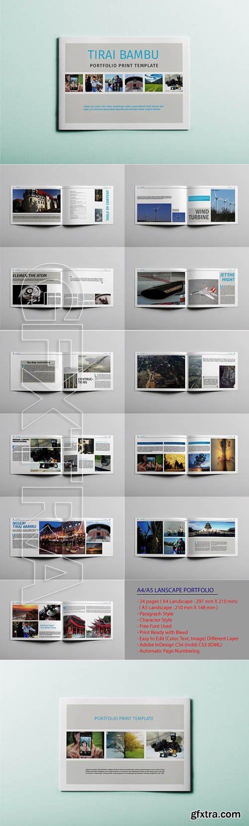 CreativeMarket - A4 & A5 Portfolio 1904130