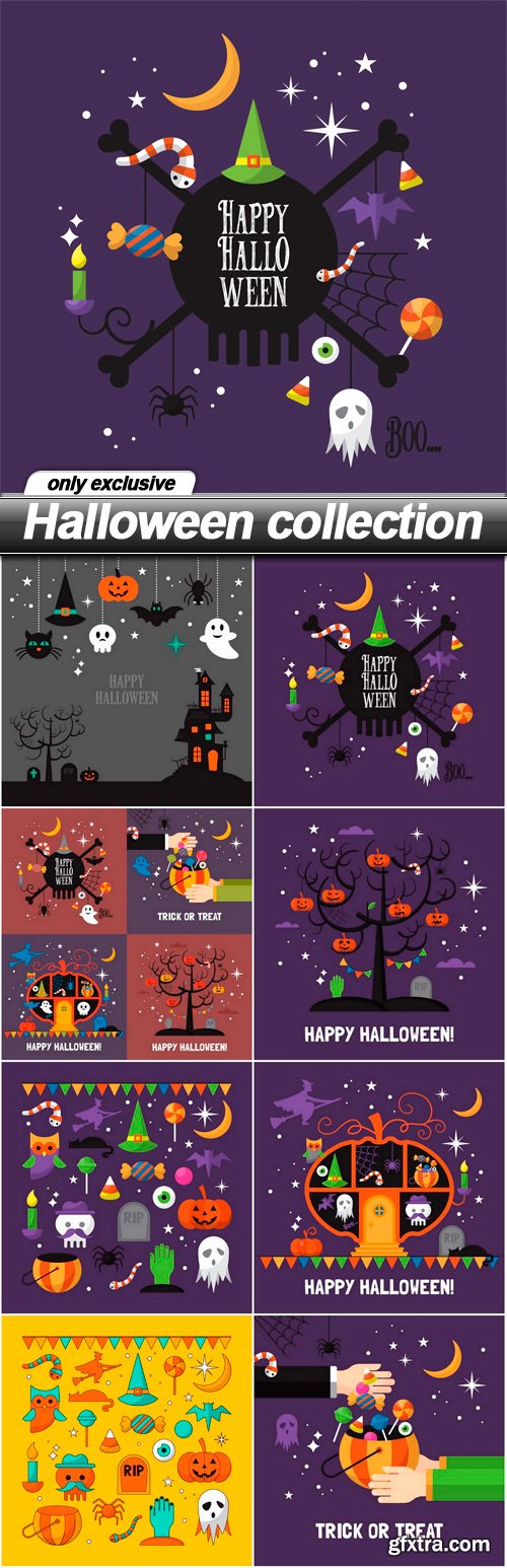 Halloween collection - 8 EPS