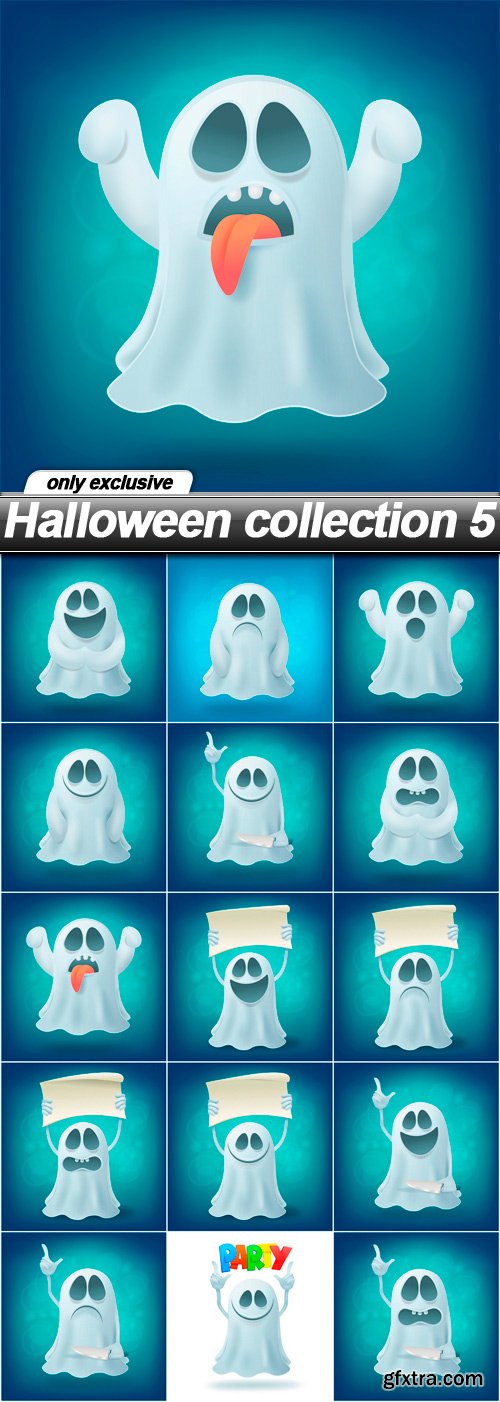 Halloween collection 5 - 15 EPS