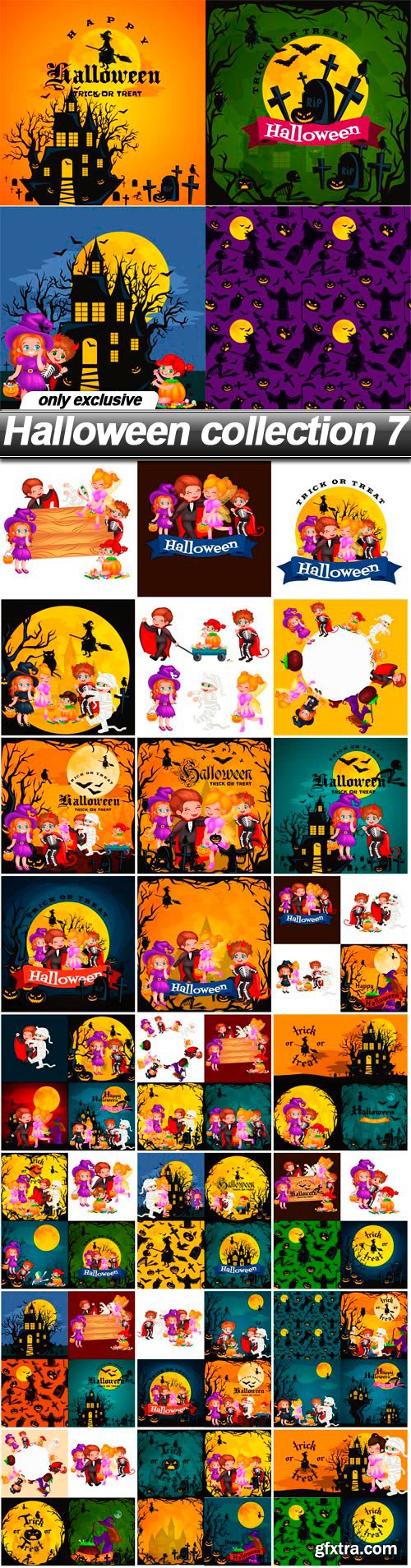 Halloween collection 7 - 25 EPS