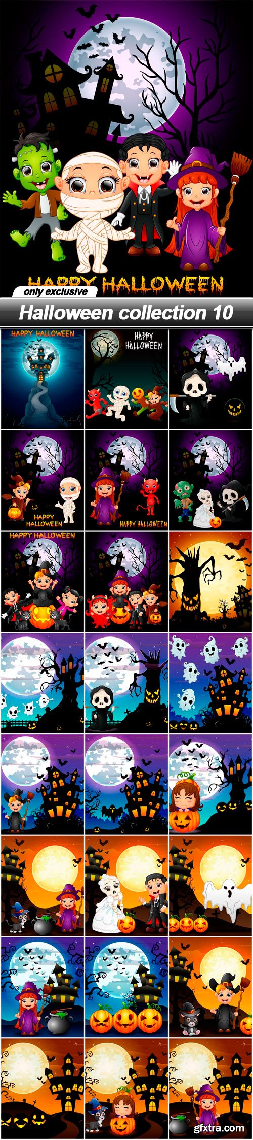 Halloween collection 10 - 25 EPS