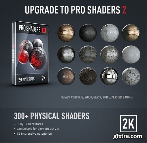 Vide Capilot Pro Shaders 2 + Element 3D 2.2 for After Effects