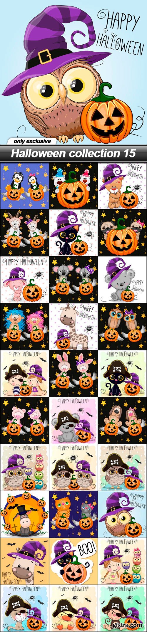 Halloween collection 15 - 30 EPS