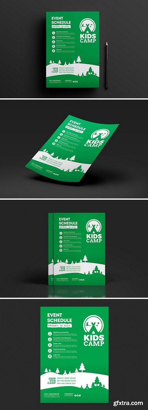 CM - A4 Kids Camp Poster Template v2 1805898