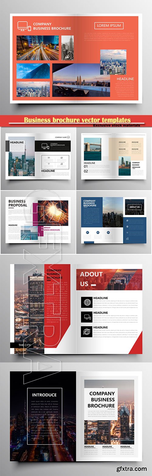 Business brochure vector templates, magazine cover, business mockup, education, presentation, report # 62