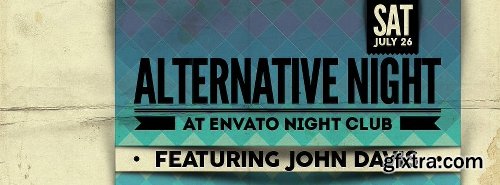 Alternative Night Flyer Templates + Facebook Covers