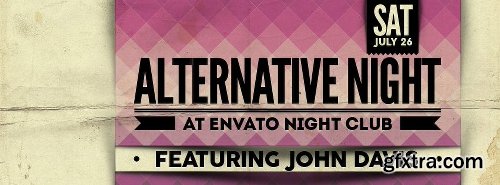 Alternative Night Flyer Templates + Facebook Covers