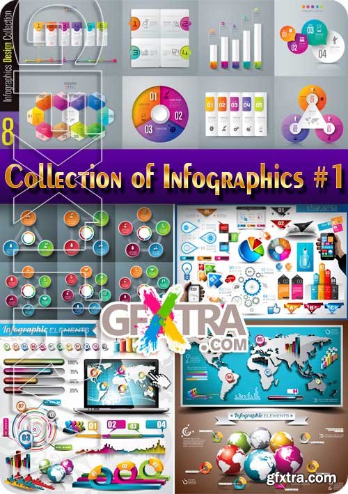 Collection of Infographics #1 - Stock Vector