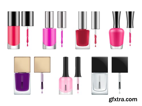 Vectors - Nail Polish Set