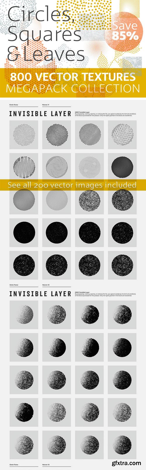 CM - 800 Vectors | Circles Squares & Leaves 1868296